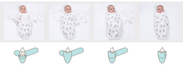 Easy swaddle by Aden + Anais