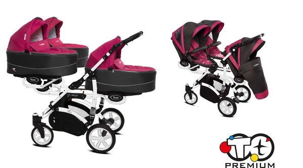 Trippy Premium Triplet Stroller by Babyactive